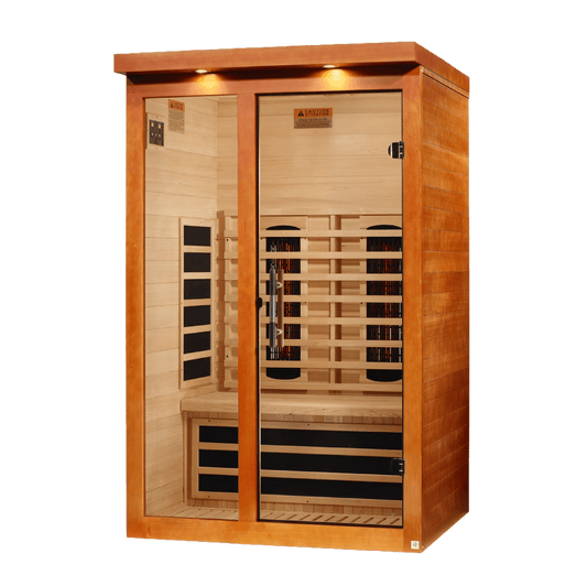 Golden Design Dynamic "Llumeneres" 2 Person Full Spectrum Nero Zero EMF FAR IR Sauna DYN-6215-03 FS - DYN-6215-03 FS