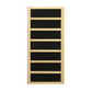 Golden Designs Ultra Low EMF 2-Person Dynamic "San Marino Elite" FAR Infrared Sauna with Dark Honey Hemlock Wood | Model: DYN-6206-01 Elite - DYN-6206-01 ELITE