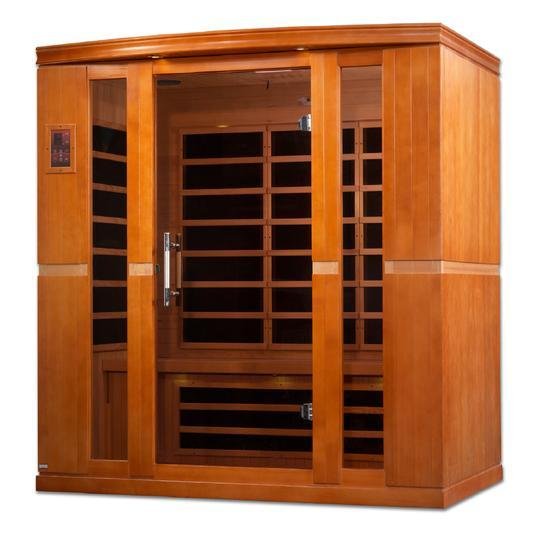 Golden Design Low EMF 4-Person Dynamic "Bergamo" Infrared Sauna with Hemlock Wood | Model: DYN-6440-01 - DYN-6440-01