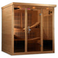 Golden Design Ultra Low EMF 6-Person Dynamic "Monaco" Infrared Sauna with Hemlock Wood | Model: DYN-6996-01 - GDI-6996-01
