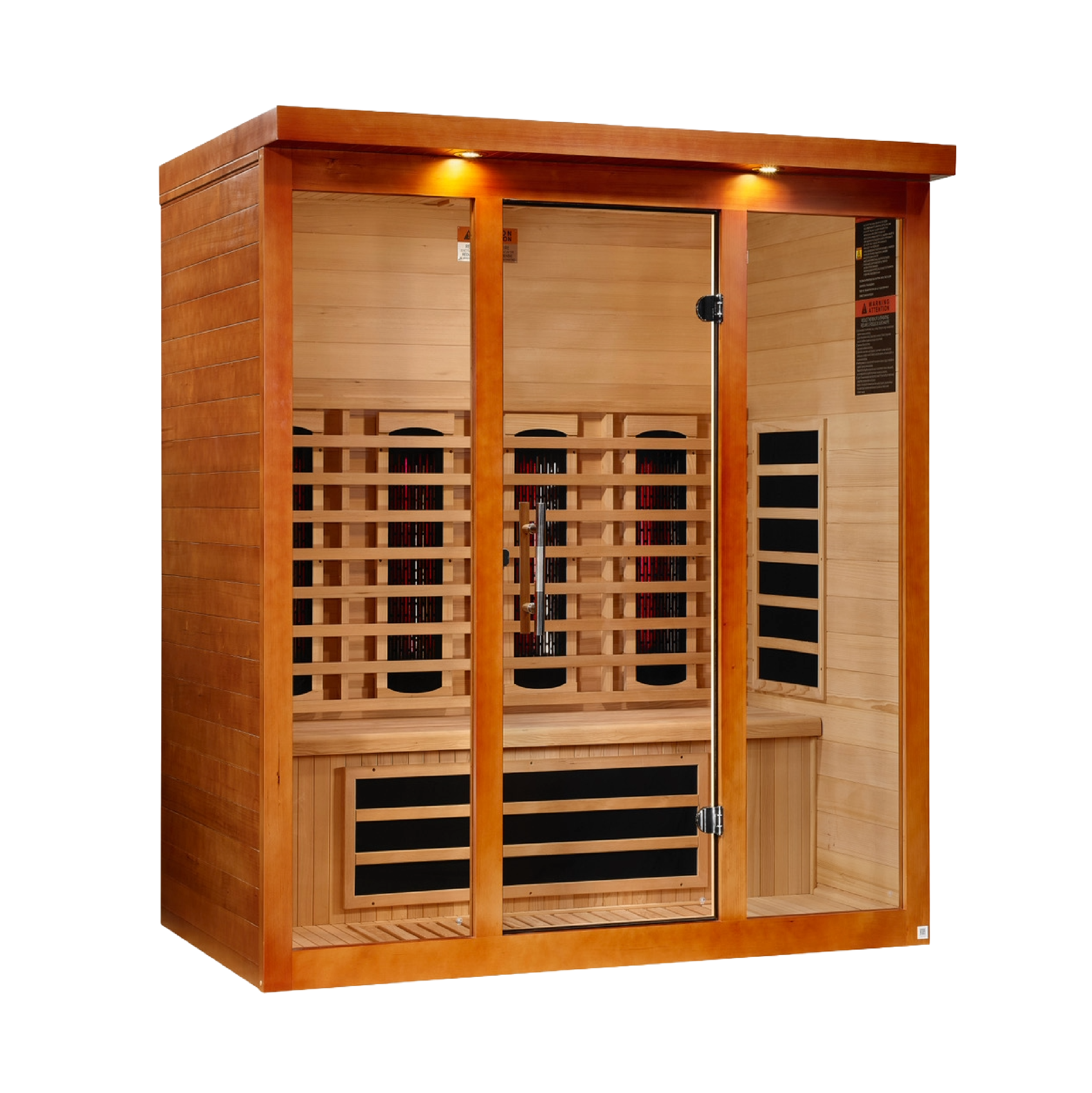 ***New 2026 Model*** Dynamic Vila Grande 4 Person Full Spectrum Nero Zero EMF FAR IR Sauna (DYN-6415-03 FS)