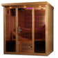 Golden Design Ultra Low EMF 6-Person Dynamic "Monaco" Infrared Sauna with Hemlock Wood | Model: DYN-6996-01