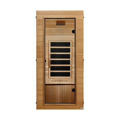 Golden Design Dynamic 1 Person (Compact) Ultra Low EMF FAR Infrared Sauna DYN-1201-01 Elite - DYN-1201-01