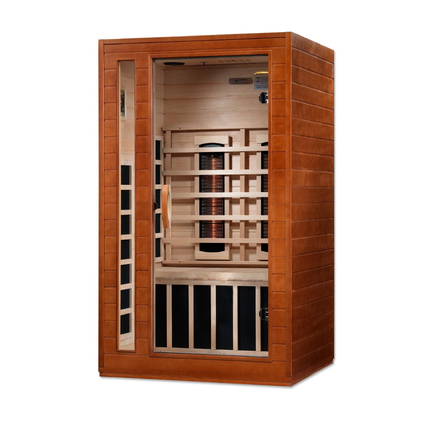 Golden Designs Near Zero EMF 2 - Person Dynamic Full Spectrum "Cardoba" FAR Infrared Sauna with Hemlock Wood | Model: DYN - 6203 - 02 FS - DYN - 6203 - 02 FS