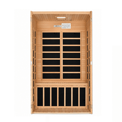 Golden Design Dynamic "Tuscany" 2 Person Ultra Low EMF FAR IR Sauna (DYN-6209-02 Elite) - DYN-6209-02 Elite