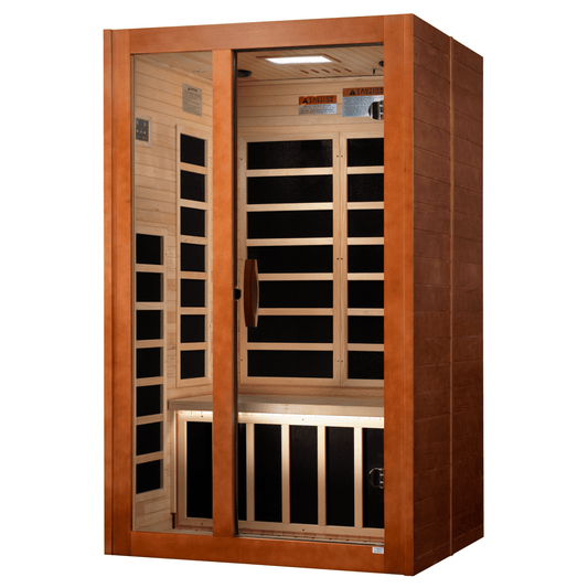 Golden Design Dynamic "Tuscany" 2 Person Ultra Low EMF FAR IR Sauna (DYN-6209-02 Elite) - DYN-6209-02 Elite