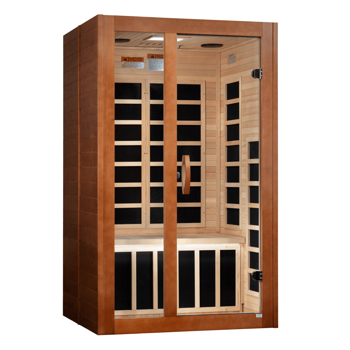 Golden Design Dynamic "Tuscany" 2 Person Ultra Low EMF FAR IR Sauna (DYN-6209-02 Elite) - DYN-6209-02 Elite