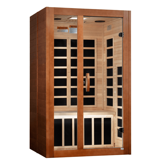 Golden Design Dynamic "Tuscany" 2 Person Ultra Low EMF FAR IR Sauna (DYN-6209-02 Elite) - DYN-6209-02 Elite