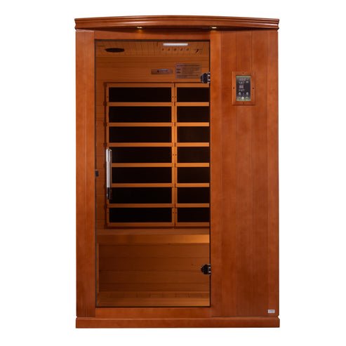 Golden Designs Dynamic "Venice Limited Elite" 2 - Person Ultra Low EMF FAR Infrared Sauna w/ Hemlock | DYN - 6210 - 04 Elite - DYN - 6210 - 04 Elite