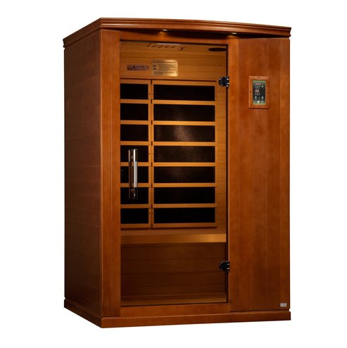 Golden Designs Dynamic "Venice Limited Elite" 2 - Person Ultra Low EMF FAR Infrared Sauna w/ Hemlock | DYN - 6210 - 04 Elite - DYN - 6210 - 04 Elite