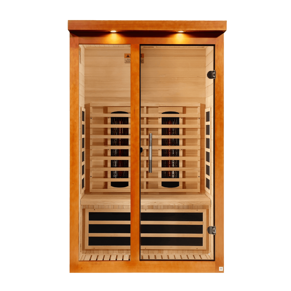 Golden Design Dynamic "Llumeneres" 2 Person Full Spectrum Nero Zero EMF FAR IR Sauna DYN-6215-03 FS - DYN-6215-03 FS