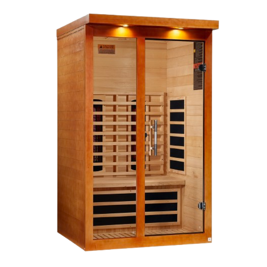 Golden Design Dynamic "Llumeneres" 2 Person Full Spectrum Nero Zero EMF FAR IR Sauna DYN-6215-03 FS - DYN-6215-03 FS