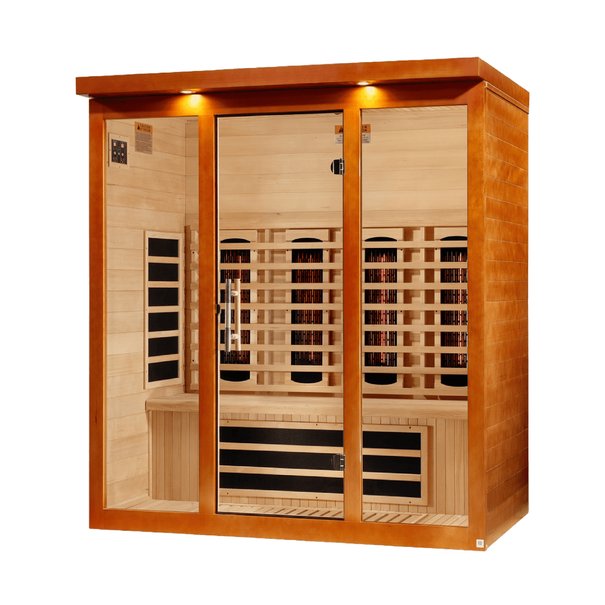 Golden Design Dynamic Vila Grande 4 Person Full Spectrum Nero Zero EMF FAR IR Sauna (DYN-6415-03 FS) - DYN-6415-03 FS