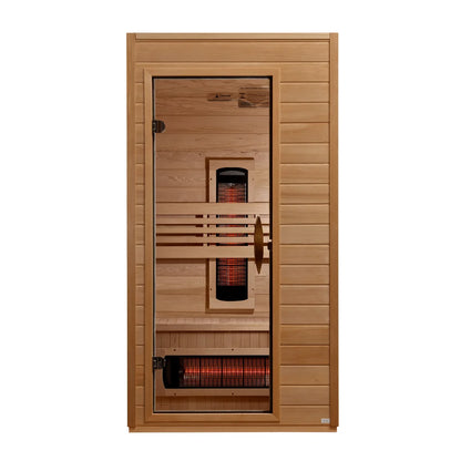 Golden Design Dynamic Martin Sauna 1-2 Person Full Spectrum Near Zero EMF Infrared Sauna - DYN-6006-03 FS