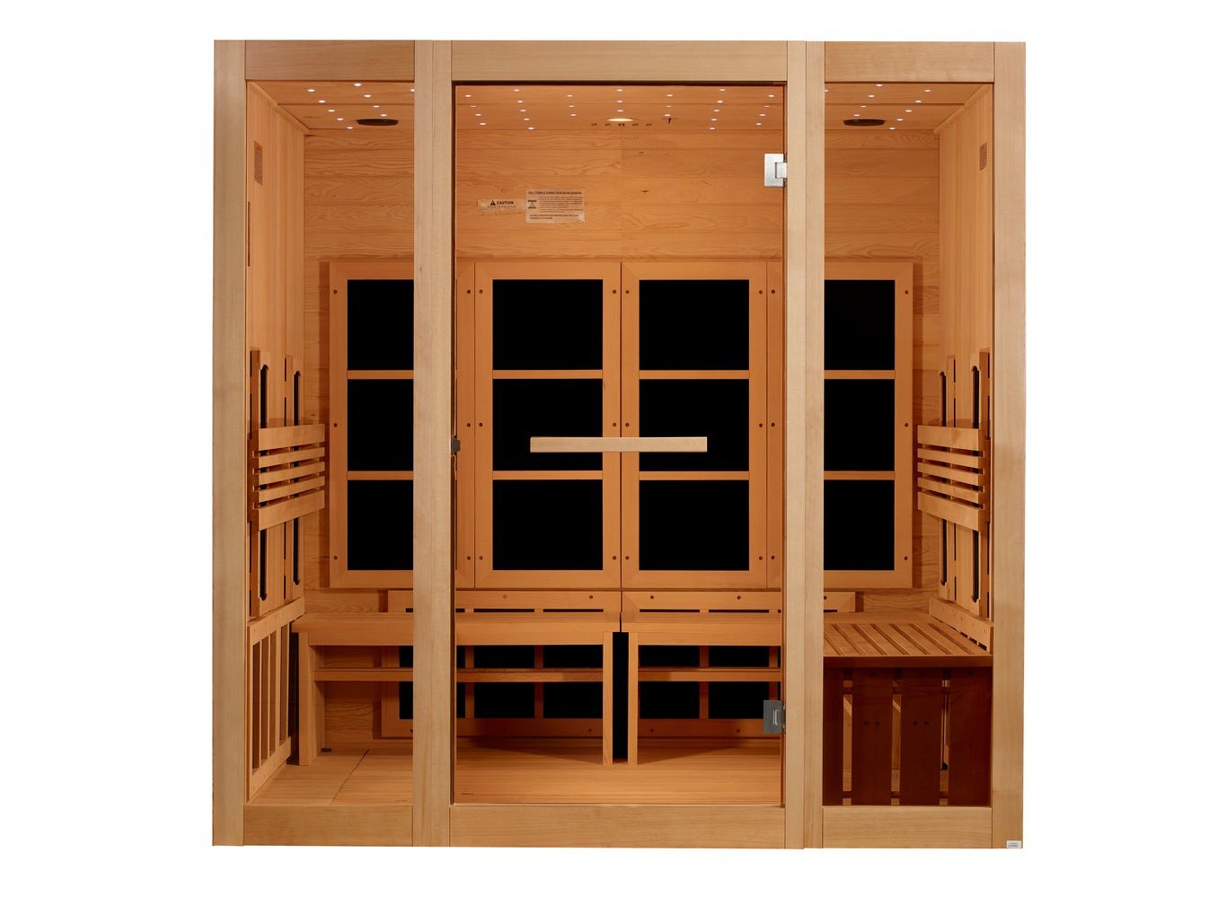 Golden Designs 8 Person Full Spectrum Near Zero EMF FAR IR Sauna (GDI - 6880 - 03 FS) - GDI-6880-03 FS