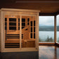 Golden Design Near Zero EMF 6 - Person "Monaco" PureTech™ Infrared Sauna with Hemlock Wood | Model: GDI - 6996 - 02 - GDI - 6996 - 02