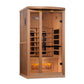 Golden Designs "Reserve Edition" 2 - Person Full Spectrum PureTech™ Near Zero EMF FAR Infrared Sauna with Himalayan Salt Bar w/ Hemlock | GDI - 8010 - 03 - GDI - 8010 - 03