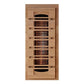 Golden Designs Near Zero EMF 3 - Person Full Spectrum PureTech™ FAR Infrared Sauna Corner Unit with Himalayan Salt Bar | Model: GDI - 8035 - 03 - GDI - 8035 - 03