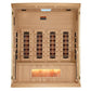 Golden Designs Near Zero EMF 4 - Person Full Spectrum PureTech™ Infrared Sauna with Himalayan Salt Bar | Model: GDI - 8040 - 03 - GDI - 8040 - 03