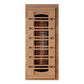 Golden Designs Near Zero EMF 4 - Person Full Spectrum PureTech™ Infrared Sauna with Himalayan Salt Bar | Model: GDI - 8040 - 03 - GDI - 8040 - 03