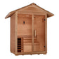 Golden Designs Outdoor Traditional Steam Sauna 3 - Person w/ Canadian Hemlock | "Arlberg" GDI - 8103 - 01 - GDI - 8103 - 01