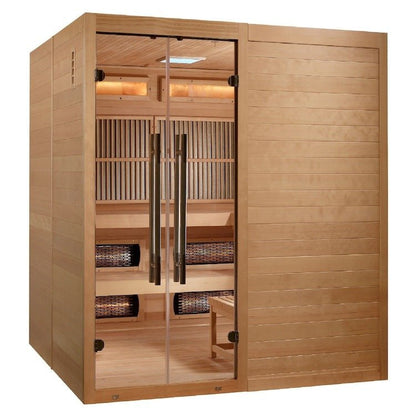 Golden Designs Toledo 6 Person Hybrid Sauna - GDI - 8360 - 01 - GDI - 8360 - 01