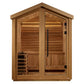 Golden Designs Traditional Steam Outdoor Sauna 3 - Person w/ Red Cedar Interior| "Savonlinna" GDI - 8503 - 01 - GDI - 8503 - 01