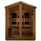 Golden Designs "Kaskinen" 6 - Person Outdoor Hybrid Full Spectrum Sauna (GDI - 8526 - 01) w/ PureTech™ & Canadian Red Cedar Interior - GDI - 8526 - 01