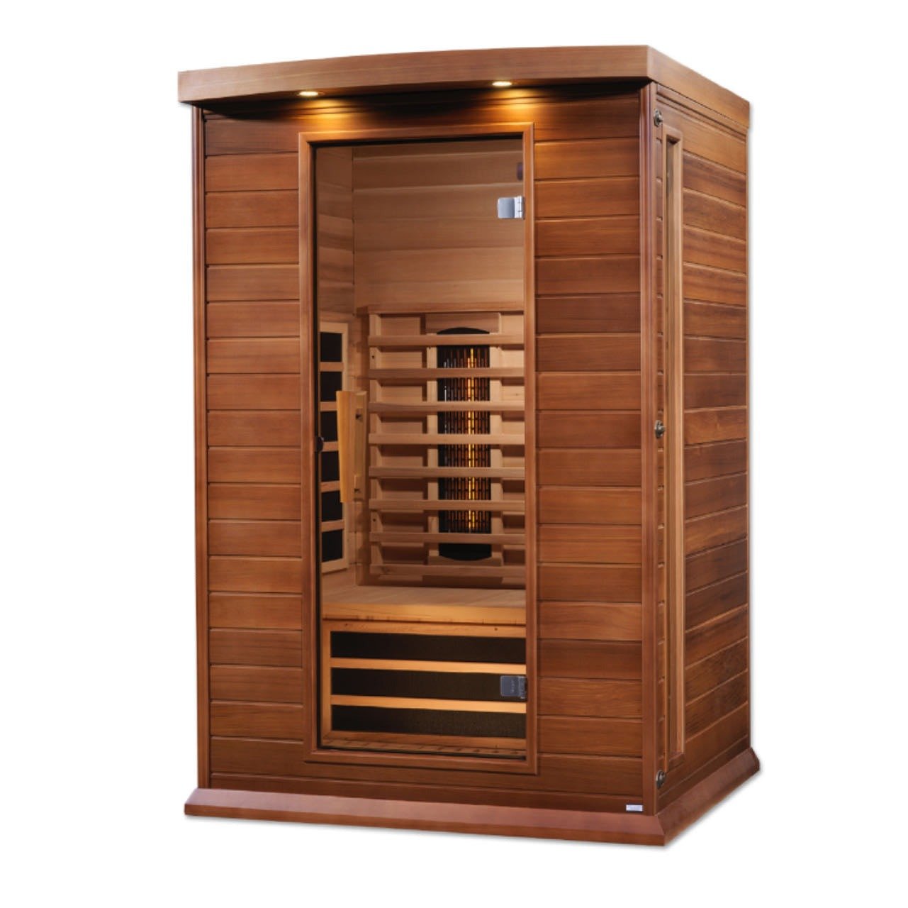 Golden Designs Near Zero EMF 2 - Person Maxxus Full Spectrum FAR Infrared Sauna with Red Cedar Wood | Model: MX - M206 - 01 - FS CED - MX - M206 - 01 - FS CED