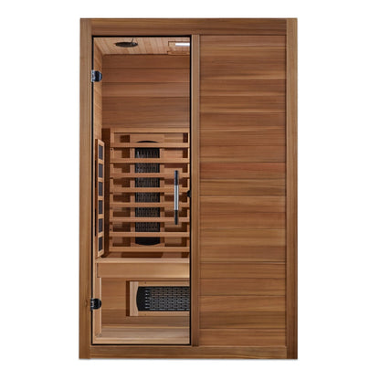 Golden Designs Maxxus S - Line Full Spectrum Infrared Sauna 2 - Person w/ Pacific Cedar MX - S206 - 01 - MX - S206 - 01 - FS - PC