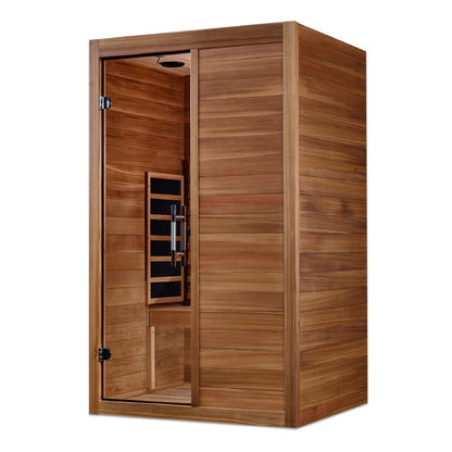 Golden Designs Maxxus S - Line Full Spectrum Infrared Sauna 2 - Person w/ Pacific Cedar MX - S206 - 01 - MX - S206 - 01 - FS - PC