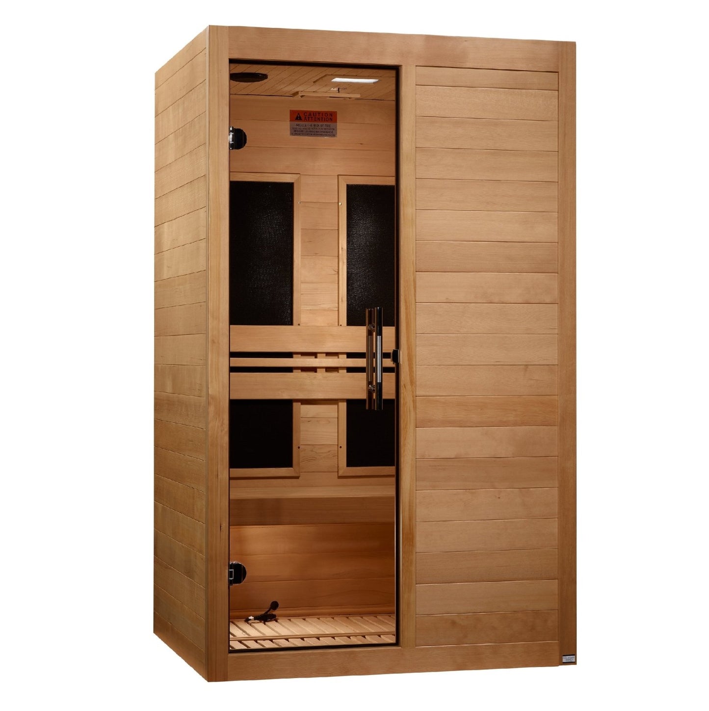 Golden Designs Maxxus S - Line Low EMF FAR Infrared Sauna 2 - Person w/ Canadian Hemlock MX - S206 - 01 - MX - S206 - 01