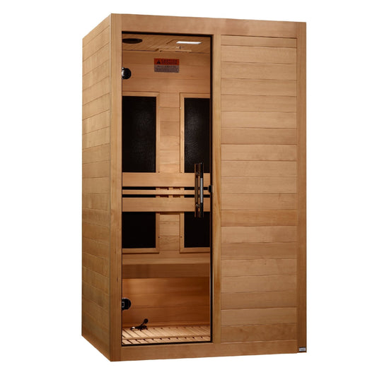 Golden Designs Maxxus S - Line Ultra Low EMF FAR Infrared Sauna 2 - Person w/ Canadian Hemlock MX - S206 - 01 - MX - S206 - 01 - ULEMF ELITE