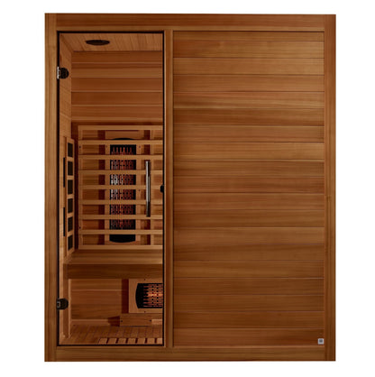 Golden Designs Maxxus S - Line Full Spectrum Infrared Sauna 3 - Person w/ Pacific Cedar MX - S306 - 01 - MX - S306 - 01 - FS - PC