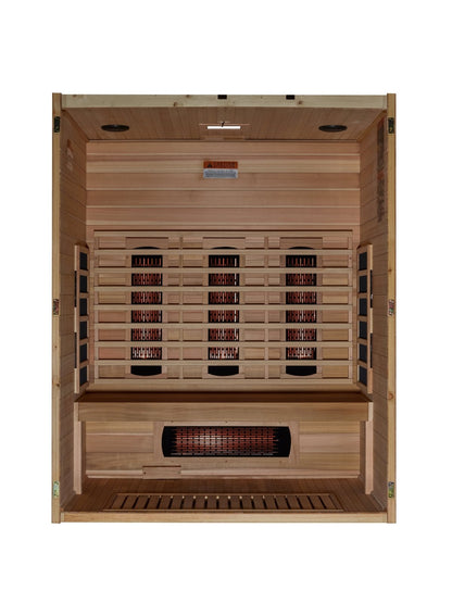 Golden Designs Maxxus S - Line Full Spectrum Infrared Sauna 3 - Person w/ Pacific Cedar MX - S306 - 01 - MX - S306 - 01 - FS - PC