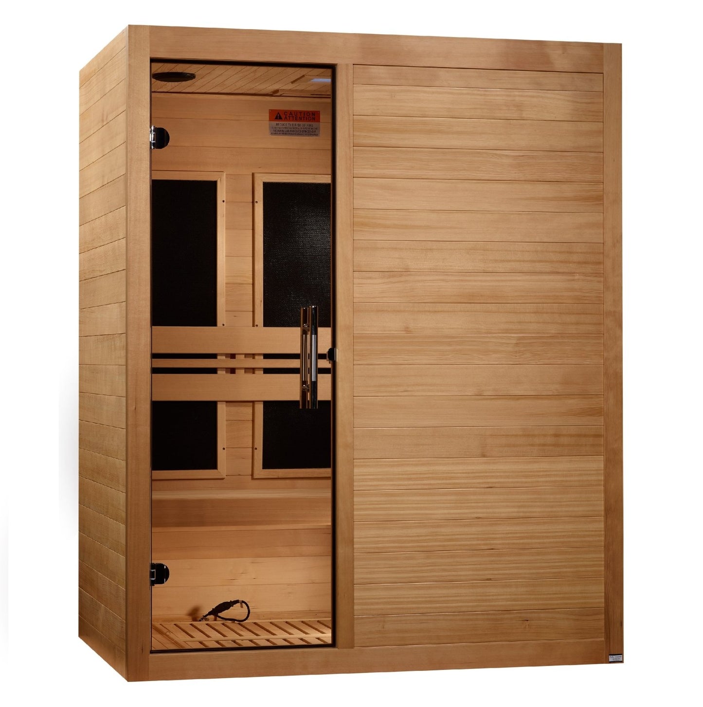 Golden Designs Maxxus S - Line Ultra Low EMF FAR Infrared Sauna 3 - Person w/ Canadian Hemlock MX - S306 - 01 - MX - S306 - 01 - ULEMF ELITE