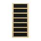 Golden Designs Near Zero EMF 3-Person Dynamic Full Spectrum "Lugano" FAR Infrared Sauna with Hemlock Wood | Model: DYN-6336-03 FS