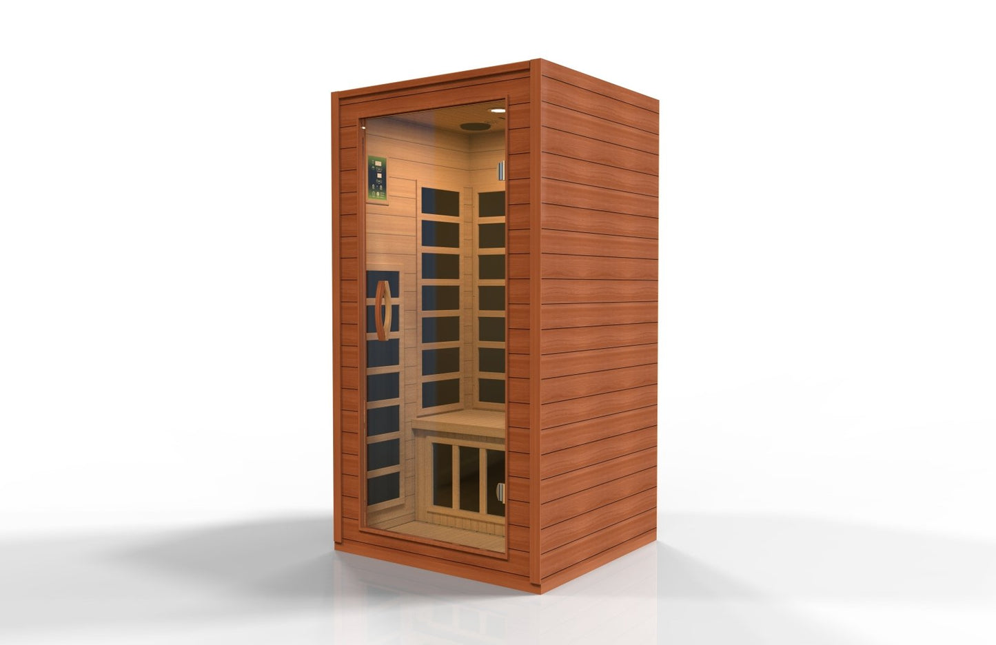 Golden Designs Low EMF 2-Person Dynamic "Avila" FAR Infrared Sauna with Hemlock Wood | Model: DYN-6103-01 || - DYN-6103-01