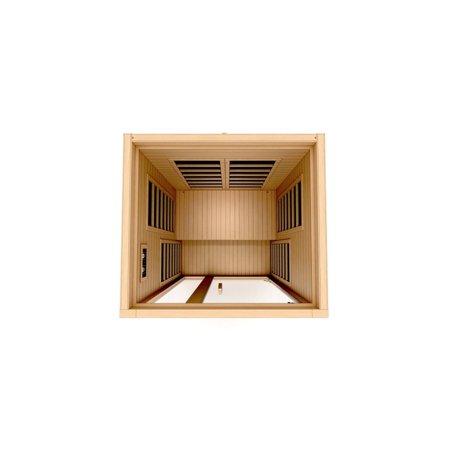 Golden Designs Low EMF 1-Person Dynamic "Gracia" Infrared Sauna with Hemlock Wood | Model: DYN-6119-01 || - DYN-6119-01