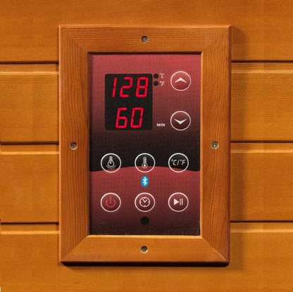 Golden Design Low EMF 2-Person Dynamic "Versailles" FAR Infrared Sauna with Hemlock Wood | Model: DYN-6202-03 - DYN-6202-03