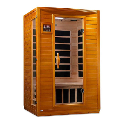 Golden Design Low EMF 2-Person Dynamic "Versailles" FAR Infrared Sauna with Hemlock Wood | Model: DYN-6202-03 - DYN-6202-03