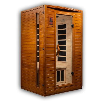 Golden Design Low EMF 2-Person Dynamic "Versailles" FAR Infrared Sauna with Hemlock Wood | Model: DYN-6202-03 - DYN-6202-03