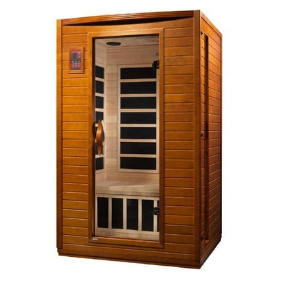 Golden Design Low EMF 2-Person Dynamic "Versailles" FAR Infrared Sauna with Hemlock Wood | Model: DYN-6202-03 - DYN-6202-03