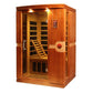Golden Designs Low EMF 2-Person Dynamic "Venice" Infrared Sauna with Hemlock Wood | Model: DYN-6210-01 - DYN-6210-01
