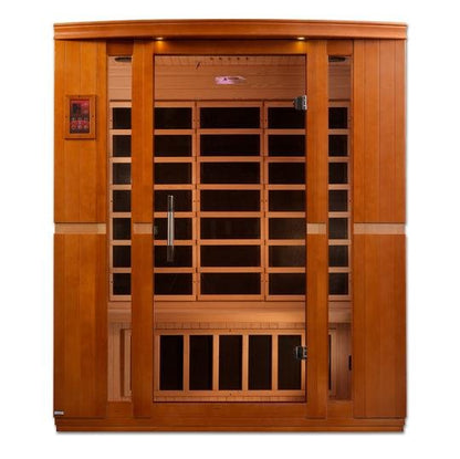 Golden Design Low EMF 3-Person Dynamic "Bellagio" Infrared Sauna with Hemlock Wood | Model: DYN-6306-02 - DYN-6306-02