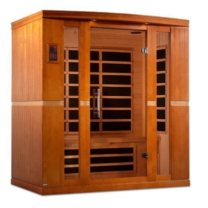 Golden Design Low EMF 4-Person Dynamic "Bergamo" Infrared Sauna with Hemlock Wood | Model: DYN-6440-01 - DYN-6440-01