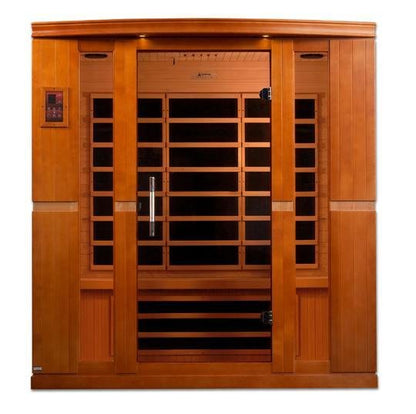 Golden Design Low EMF 4-Person Dynamic "Bergamo" Infrared Sauna with Hemlock Wood | Model: DYN-6440-01 - DYN-6440-01