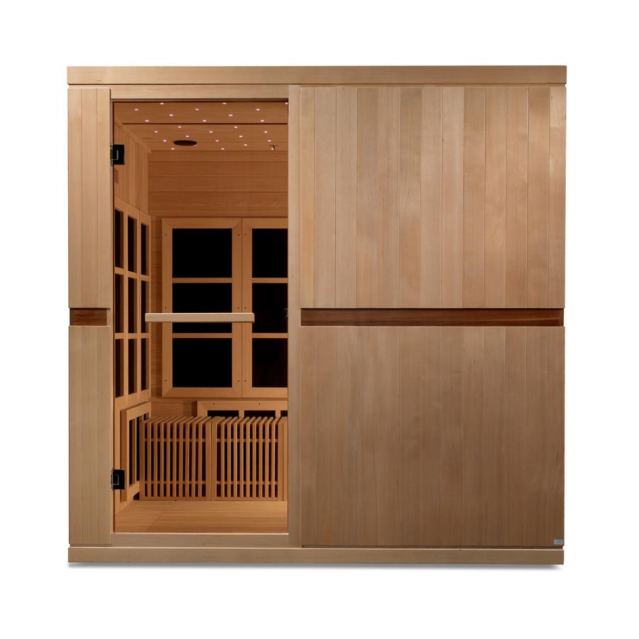 Golden Design Ultra Low EMF 8-Person Dynamic "Catalonia" Infrared Sauna with Hemlock Wood | Model: GDI-6880-01 - GDI-6880-01