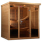Golden Design Near Zero EMF 6-Person "Monaco" PureTech™ Infrared Sauna with Hemlock Wood | Model: GDI-6996-01 - GDI-6996-01
