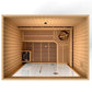 Golden Designs Steam Sauna 3-Person "Copenhagen Edition" Traditional Sauna with Red Cedar Wood | Model: GDI-7389-01 || - GDI-7389-01